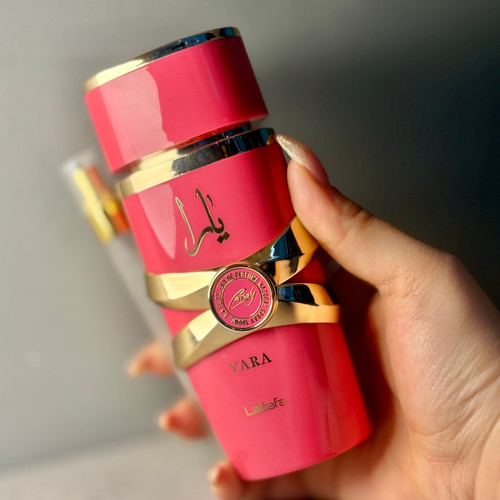 عطر / ادکلن اماراتی یارا کندی سرخابی شرکت لطافه (دکانت/آکبند)