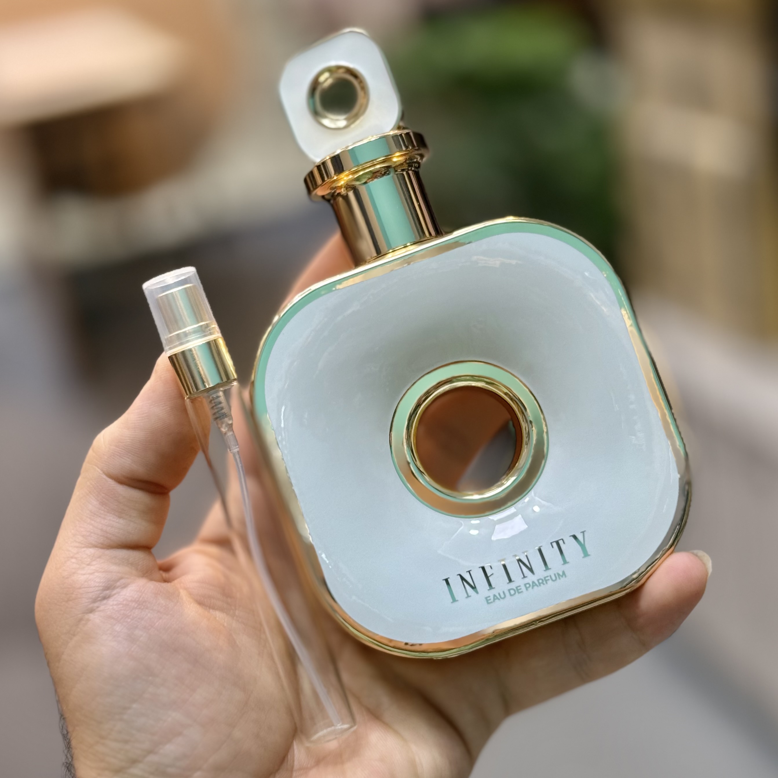 عطر / ادکلن اماراتی اینفینیتی گلد زنانه شرکت آرماف (دکانت/آکبند)