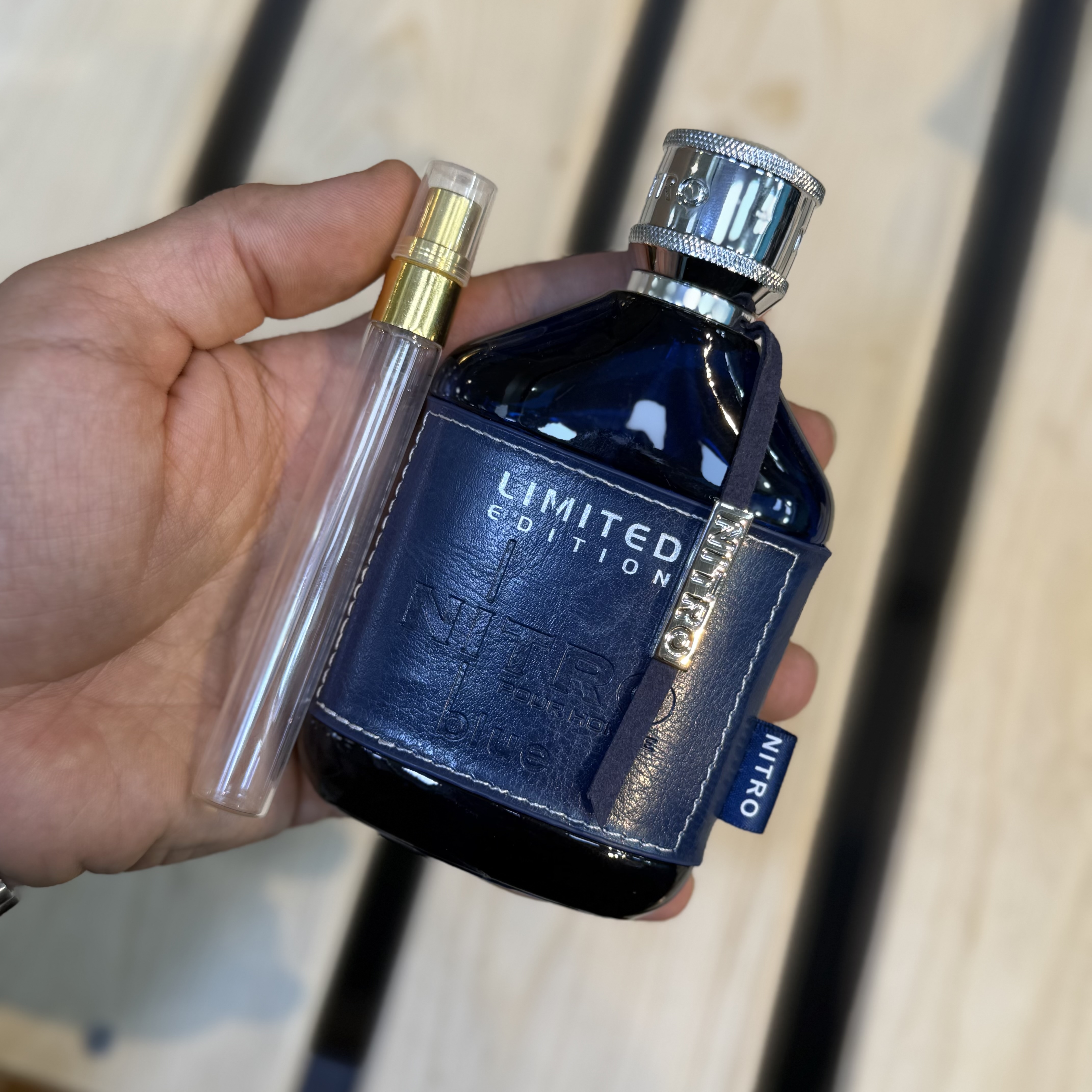 عطر / ادکلن اورجینال نیترو پورهوم بلو لیمیتد ادیشن شرکت دمونت پاریس فرانسه (دکانت/آکبند)